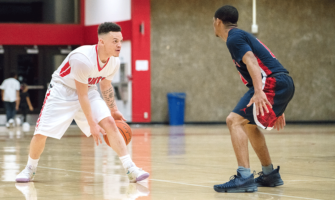 John Tibbs is ninth in NWAC’s in assists. Photo by Davyn Owen.