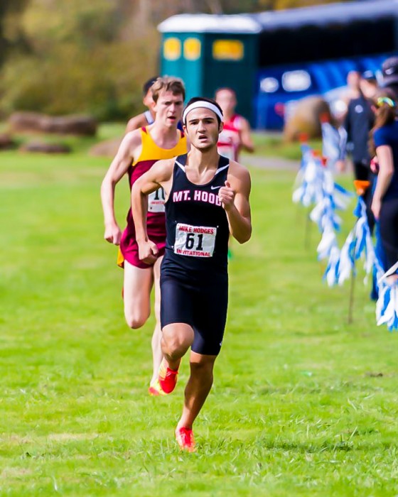Freshman Josh Franscisco looks to finish strong during the Mike Hodges Invite.