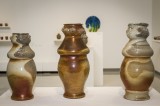 Chris Pate's ceramic sculptures are part of the "Diffused Connections" exhibit, on display through Oct. 17.
