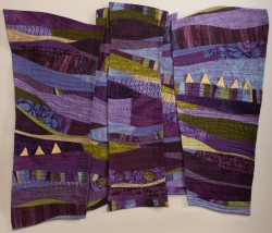 Jill Hoddick's "Purple Syncopation" will be featured in "Rhythm and Hues," opening on Monday. 