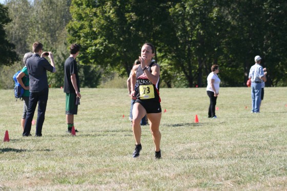 Saints first year runner Georgia Glovatsky, looks to capture an NWAC individual title during Saturday Nov. 8 NWAC Championships in Battle Ground, Wash., at Lewisville Park. 