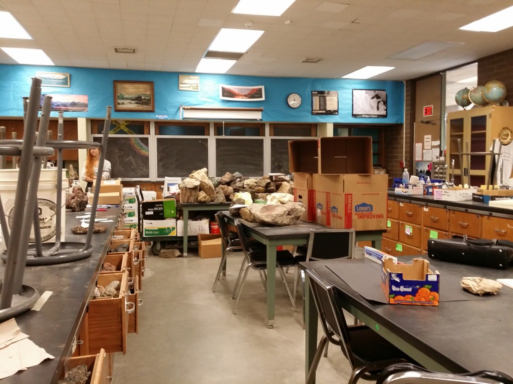 MHCC's Chem Labs before the recent remodel. Check our next issue for photos of the new classroom.