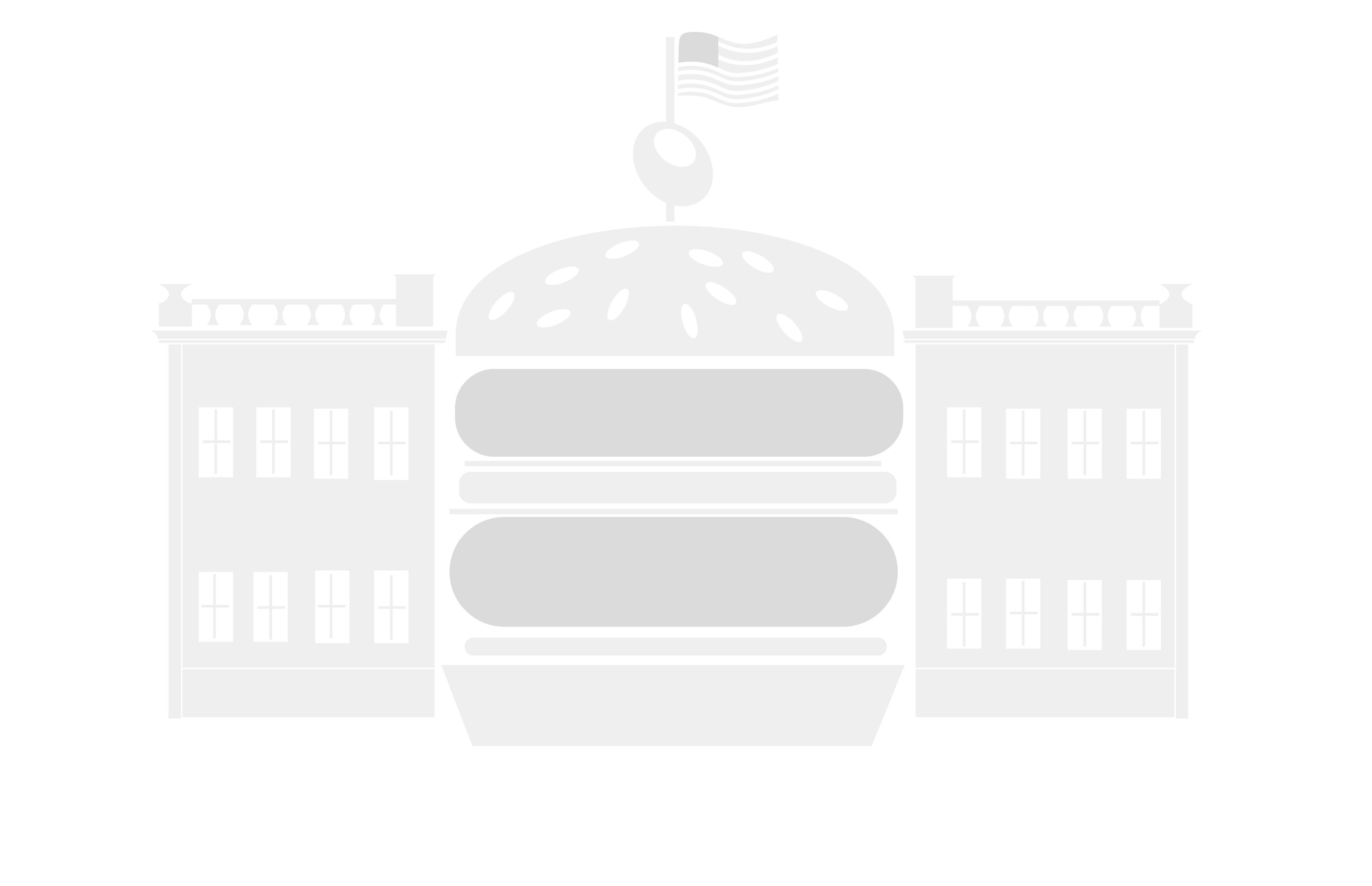 Graphic created to represent the White House with the a 'Big Mac' as the center.