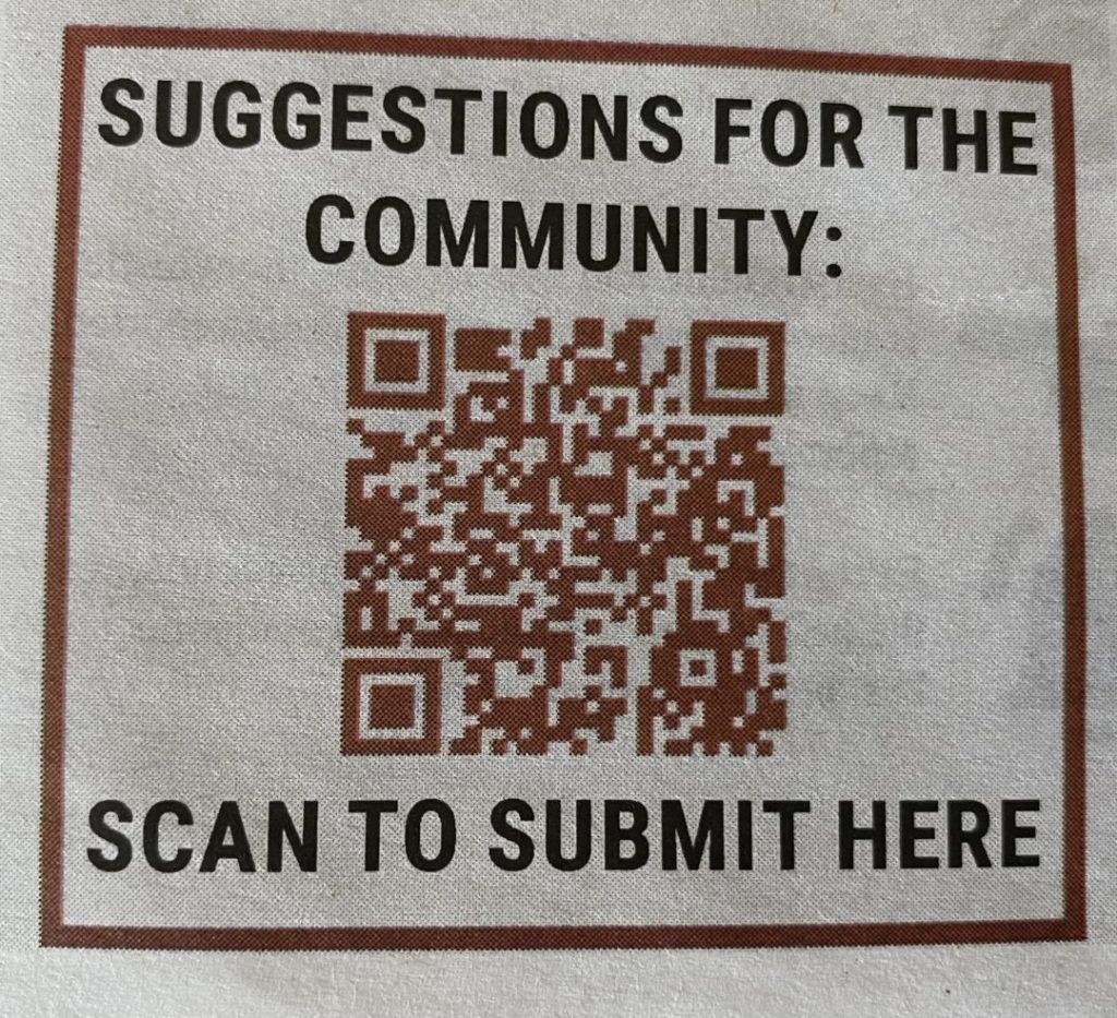 Suggestions for the Community QRCode